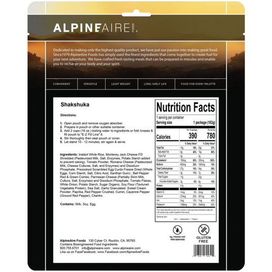 ALPINE AIRE SHAKSHUKA