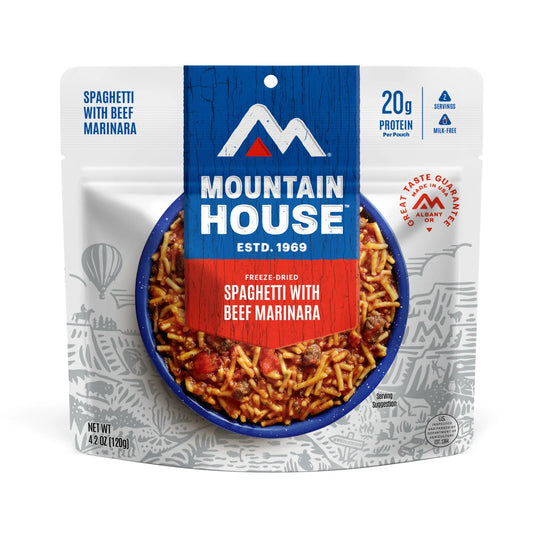 MOUNTAIN HOUSE SPAGHETTI W/ MEAT & SAUCE