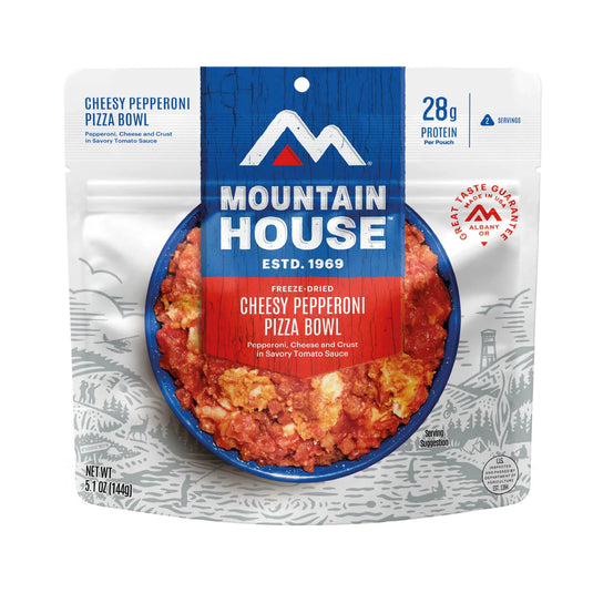 MOUNTAIN HOUSE CHEESY PEPPERONI PIZZA BOWL