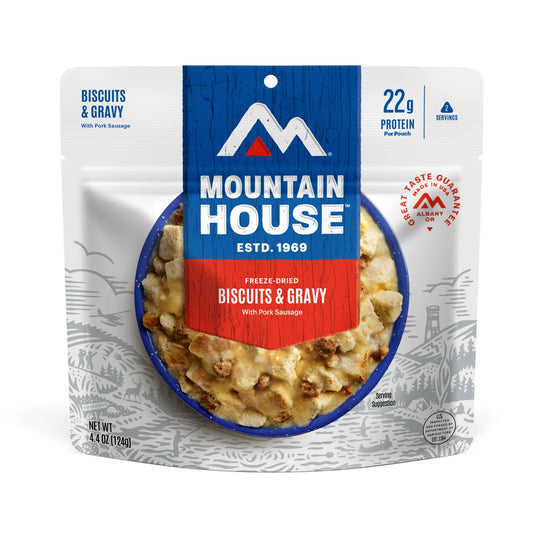 MOUNTAIN HOUSE BISCUITS AND GRAVY