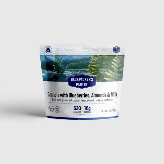 BACKPACKER PANTRY GRANOLA W/BLUEBRRIES & MILK