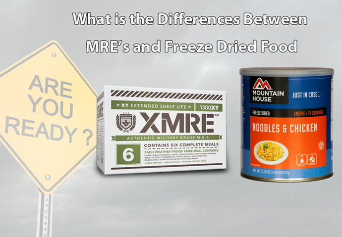 MRE vs Freeze-Dried Meals, What’s the Difference?