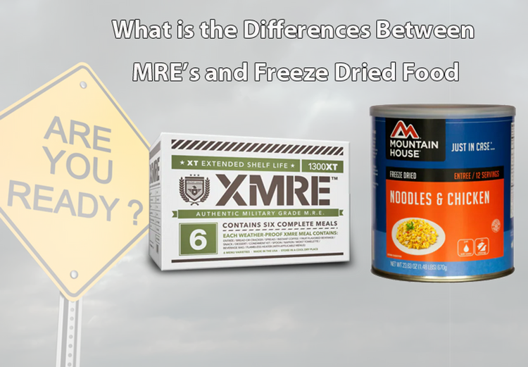 MRE vs Freeze-Dried Meals, What’s the Difference?