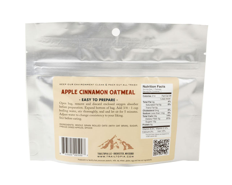 Load image into Gallery viewer, TRAILTOPIA APPLE CINNAMON OATMEAL
