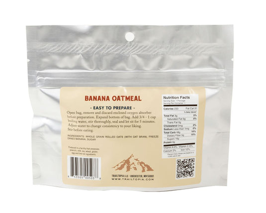 TRAILTOPIA BANANA OATMEAL