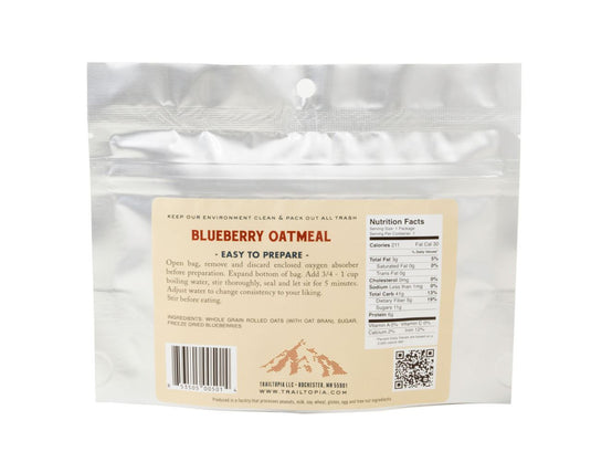 TRAILTOPIA BLUEBERRY OATMEAL