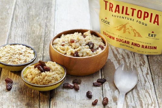TRAILTOPIA BROWN SUGAR RAISIN OATMEAL