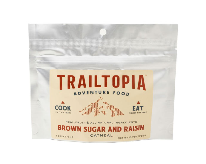 TRAILTOPIA BROWN SUGAR RAISIN OATMEAL