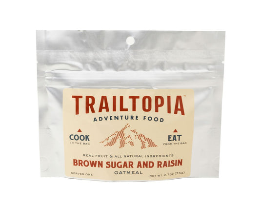 TRAILTOPIA BROWN SUGAR RAISIN OATMEAL