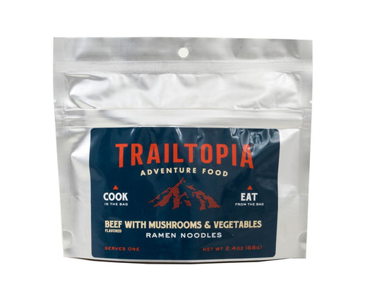 TRAILTOPIA BEEF AND VEGETABLE RAMEN