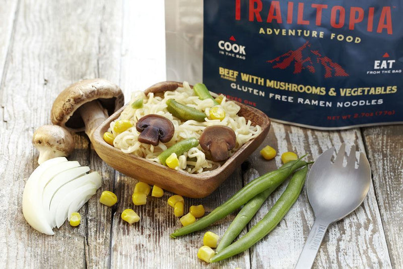 Load image into Gallery viewer, TRAILTOPIA BEEF WITH VEG RAMEN GF
