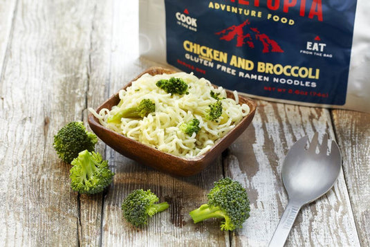TRAILTOPIA CHICKEN AND BROCCOLI RAMEN GF