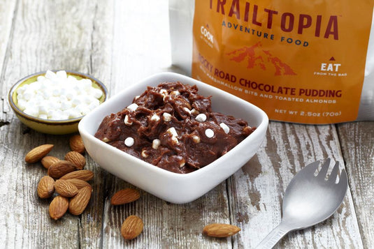 TRAILTOPIA ROCKY ROAD PUDDING