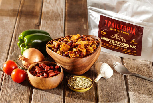 TRAILTOPIA SWEET POTATO CHILI MAC