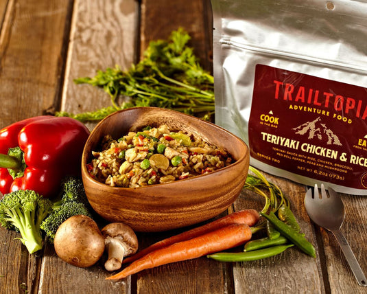 TRAILTOPIA TERIYAKI CHICKEN WITH RICE