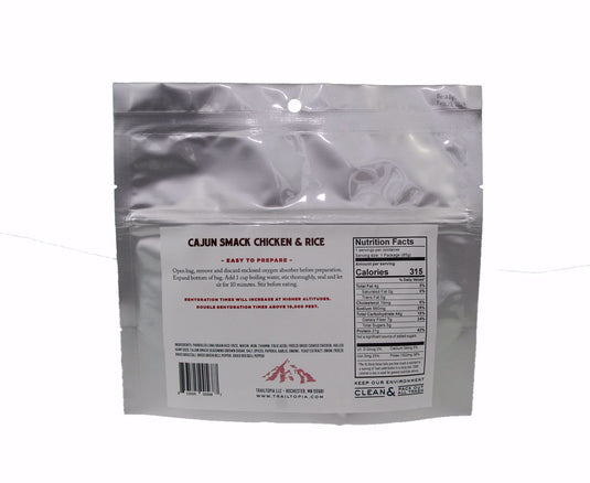 TRAILTOPIA CAJUN SMACK CHICKEN& RICE GF SINGLE SRV