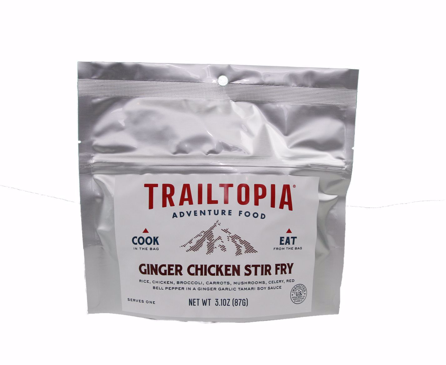 TRAILTOPIA GINGER CHICKEN GF SINGLE SRV – Nitro-Pak Preparedness Center