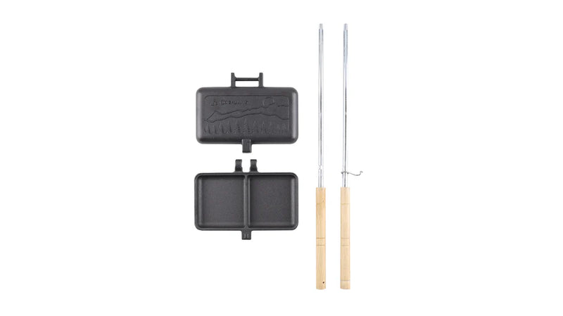 Load image into Gallery viewer, COGHLANS CAST IRON DOUBLE CAMP COOKER
