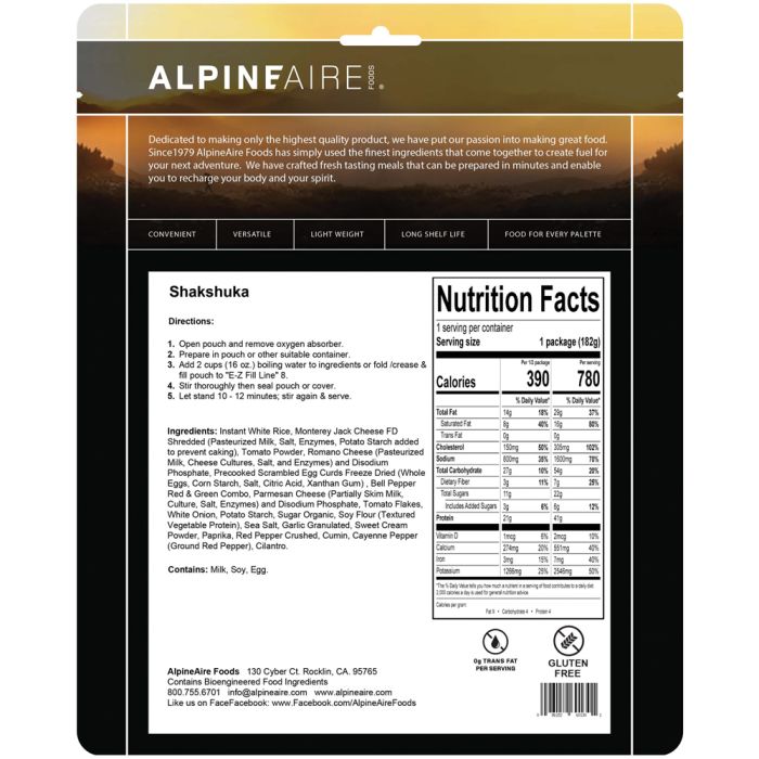 Load image into Gallery viewer, ALPINE AIRE SHAKSHUKA
