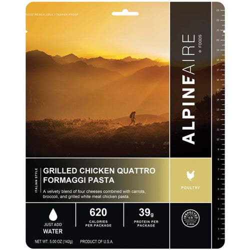 ALPINE AIRE GRILLED CHICKEN FORMAGGI PASTA