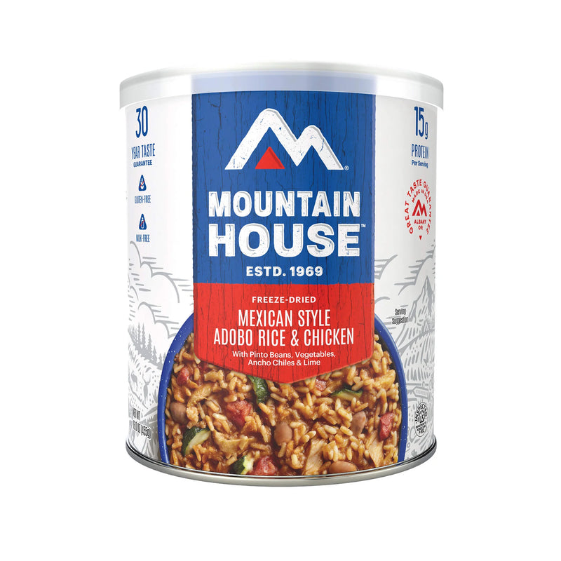 Load image into Gallery viewer, MOUNTAIN HOUSE MEXICAN ADOBO RICE &amp; CHICKEN CAN
