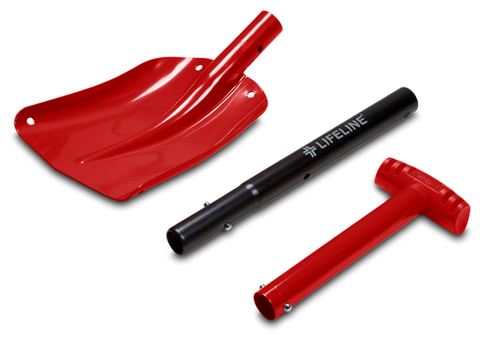 ALUM SPORT UTILITY SHOVEL-RED