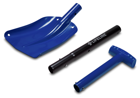 ALUM SPORT UTILITY SHOVEL-BLUE