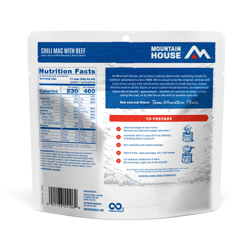 Load image into Gallery viewer, MOUNTAIN HOUSE CHILI MAC WITH BEEF
