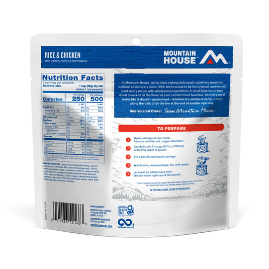MOUNTAIN HOUSE RICE & CHICKEN