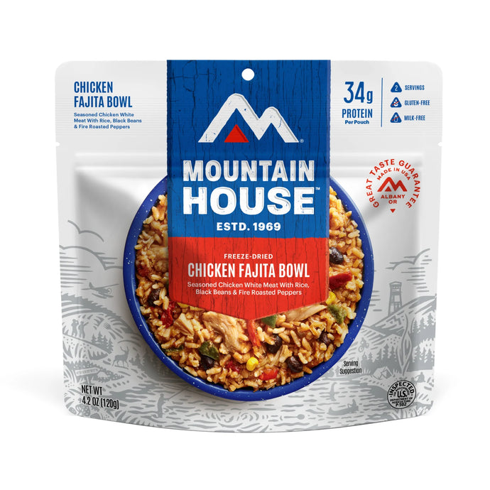 MOUNTAIN HOUSE CHICKEN FAJITA BOWL