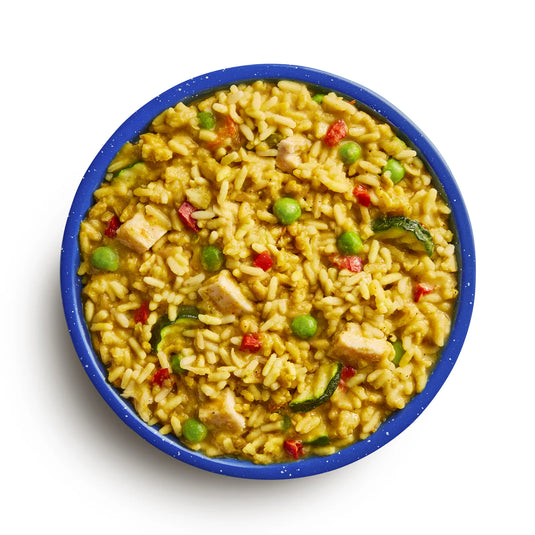 MOUNTAIN HOUSE YELLOW CURRY CHICKEN AND RICE