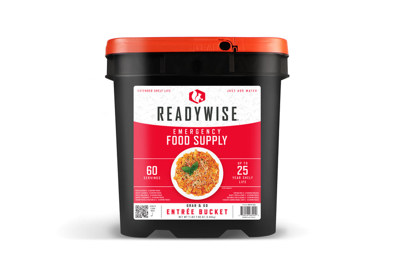 Load image into Gallery viewer, READY WISE EMERGENCY FOOD KIT 60 SERVING BUCKET
