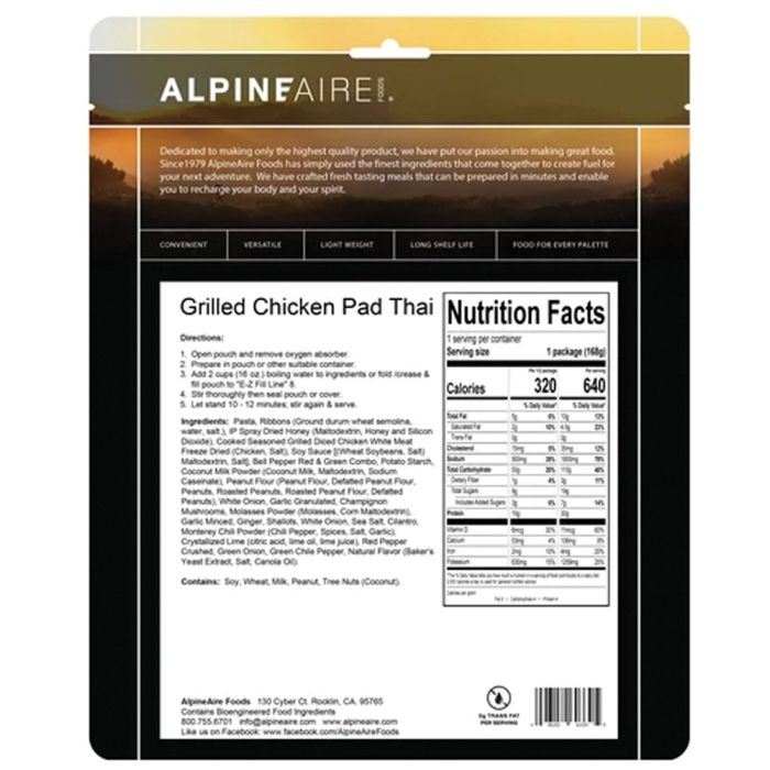 Load image into Gallery viewer, ALPINE AIRE GRILLED CHICKEN PAD THAI
