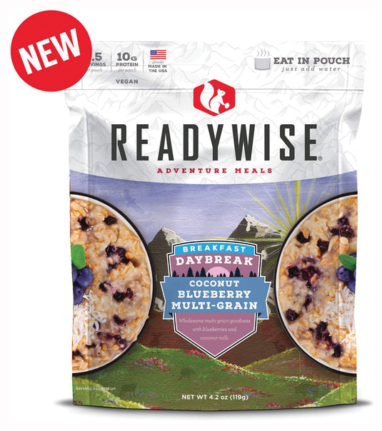 READY WISE Daybreak Coconut Blueberry Multi-Grain