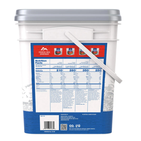 MOUNTAIN HOUSE ESSENTIAL ASSORTMENT BUCKET