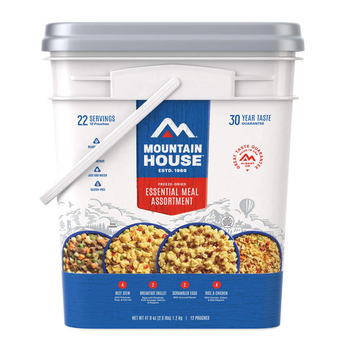 MOUNTAIN HOUSE ESSENTIAL ASSORTMENT BUCKET
