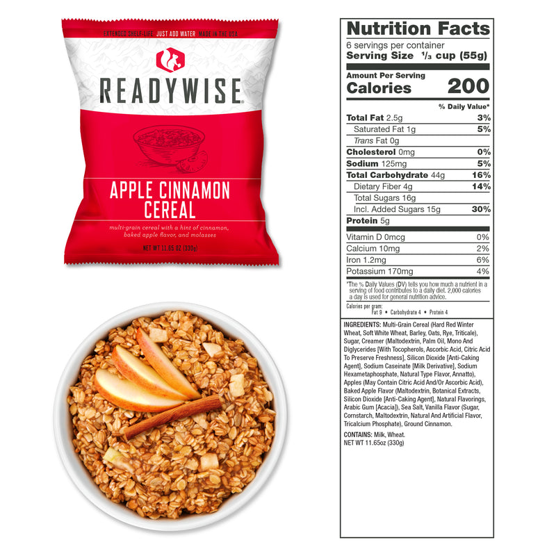 Load image into Gallery viewer, READY WISE EMERGENCY FOOD 120 SERV BREAKFAST BUCKET

