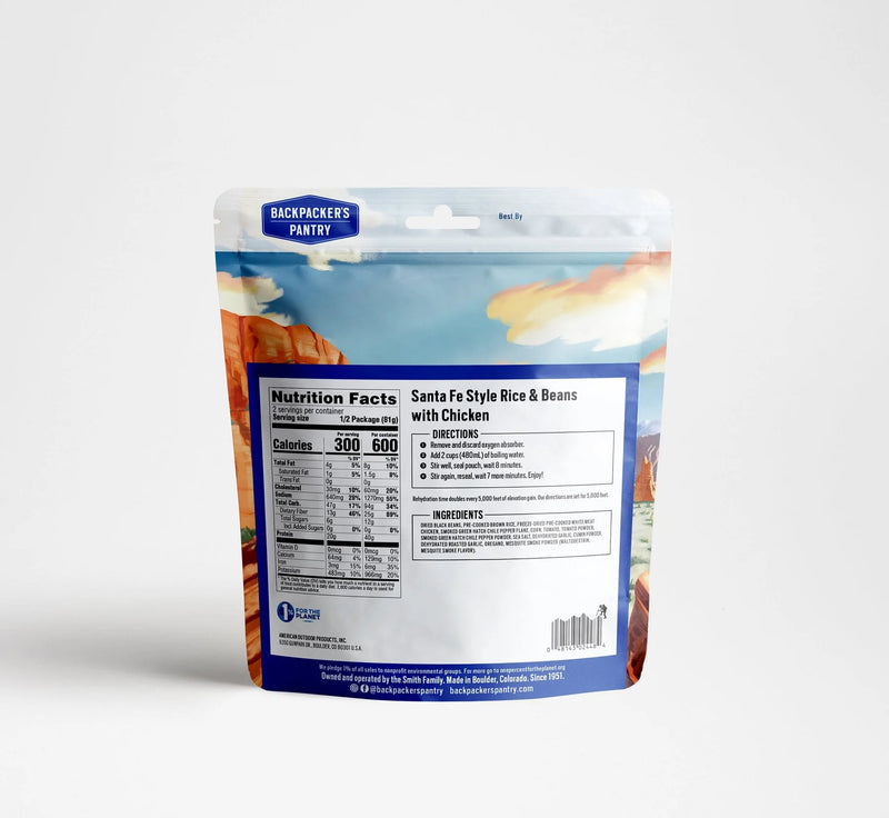 Load image into Gallery viewer, BACKPACKER PANTRY SANTA FE RICE&amp;BEANS CHICKEN
