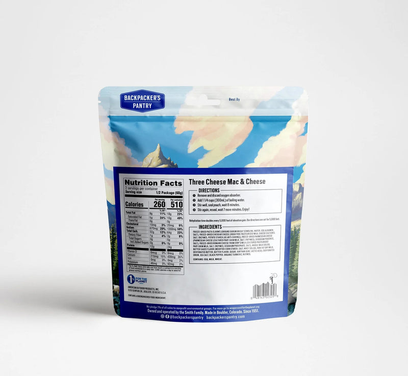 Load image into Gallery viewer, BACKPACKER PANTRY THREE CHEESE MAC &amp; CHEESE
