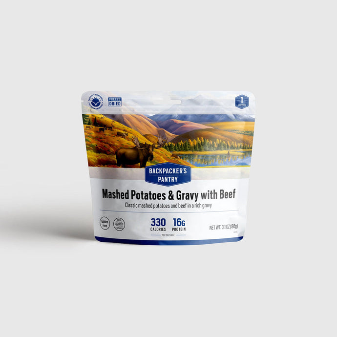BACKPACKER PANTRY MASHED POTATO & GRAVY W/ BEEF