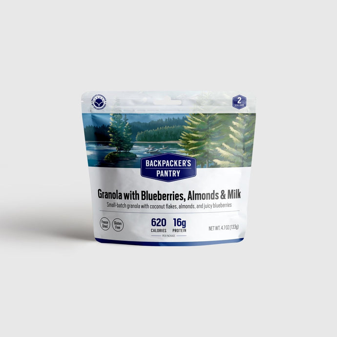 BACKPACKER PANTRY GRANOLA W/BLUEBRRIES & MILK