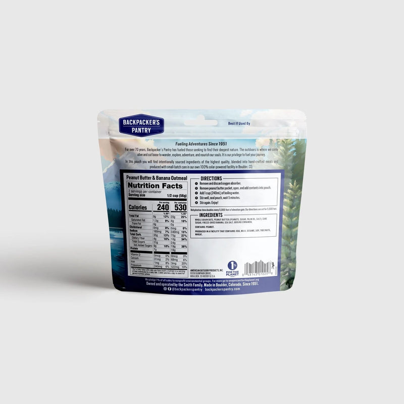 Load image into Gallery viewer, BACKPACKER PANTRY PB &amp; BANANA OATMEAL
