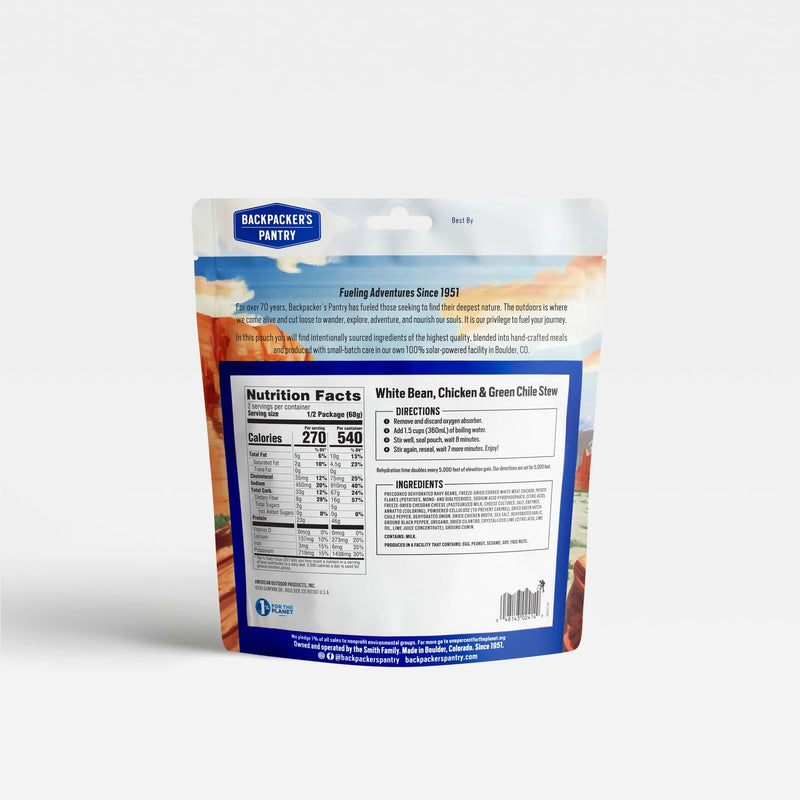 Load image into Gallery viewer, BACKPACKERS PANTRY WHITE BEAN CHICKEN &amp; GREEN CHILE
