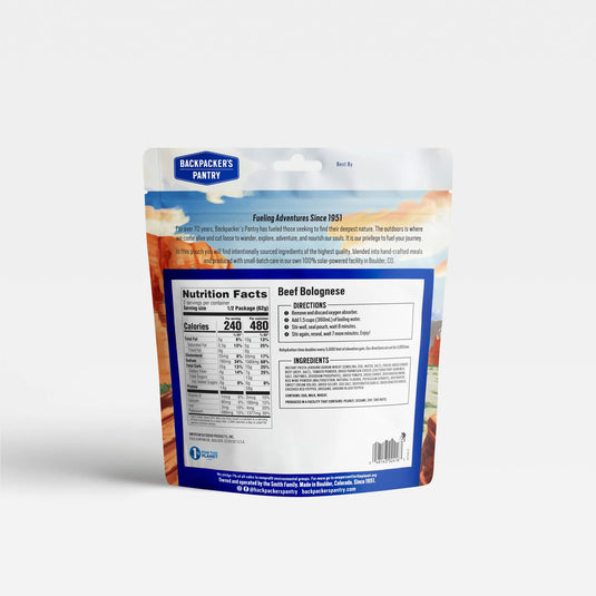 BACKPACKERS PANTRY BEEF BOLOGNESE