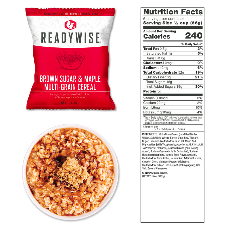 Load image into Gallery viewer, READY WISE EMERGENCY FOOD 120 SERV BREAKFAST BUCKET
