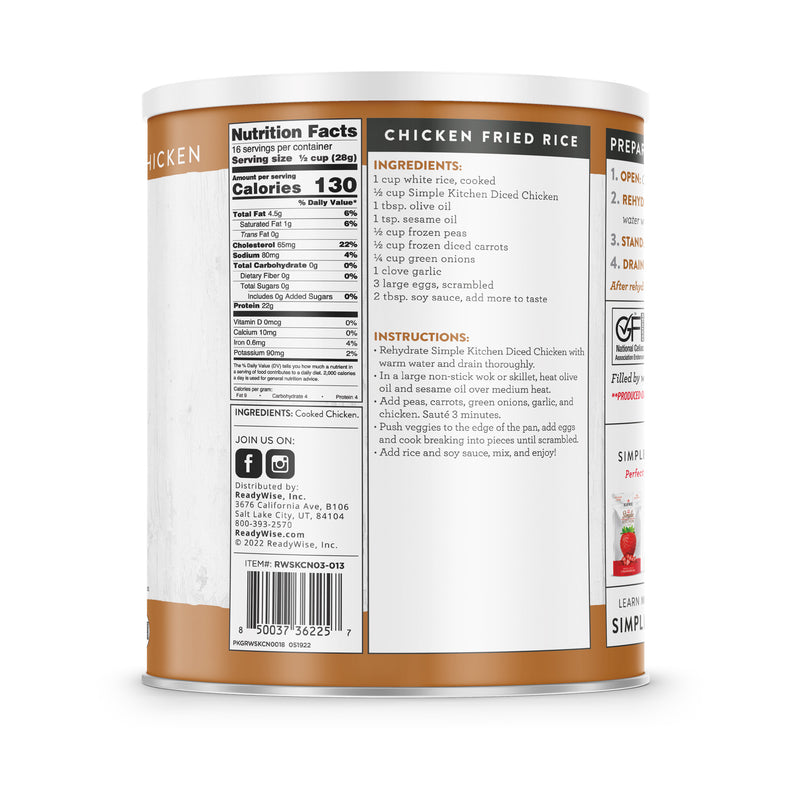Load image into Gallery viewer, READY WISE SIMPLE KITCHEN CHICKEN
