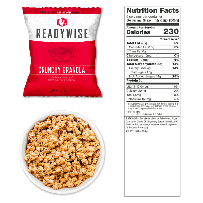 Load image into Gallery viewer, READY WISE EMERGENCY FOOD 120 SERV BREAKFAST BUCKET
