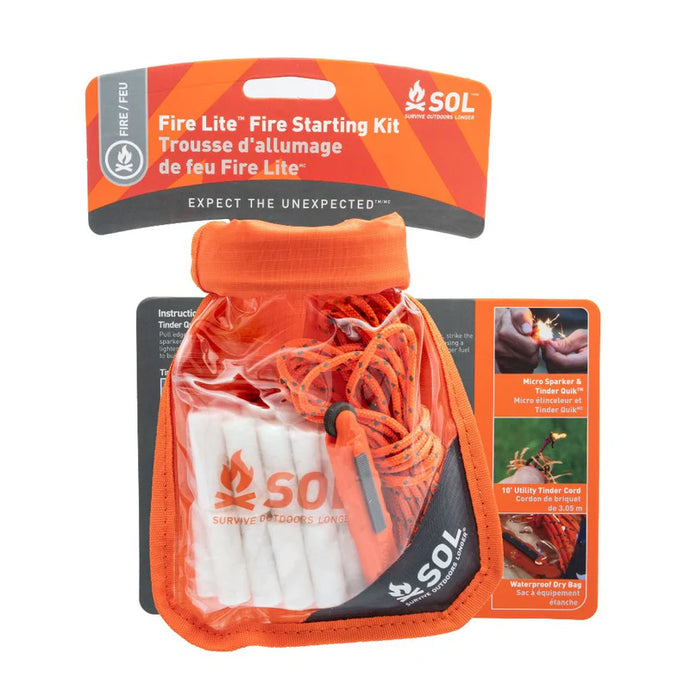 SOL FIRE LITE KIT IN DRYBAG