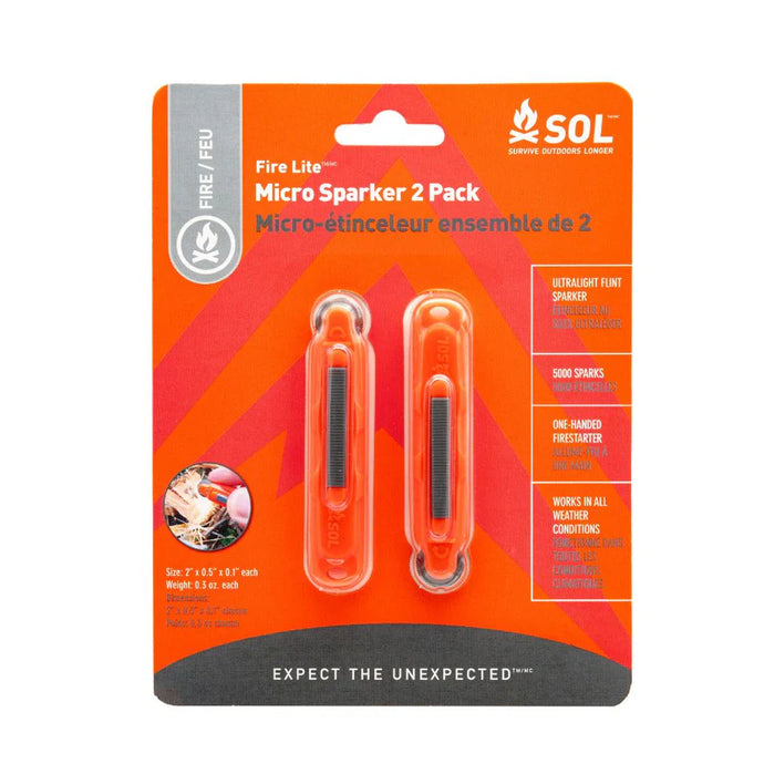SOL FIRE LITE MICRO SPARKER 2PK