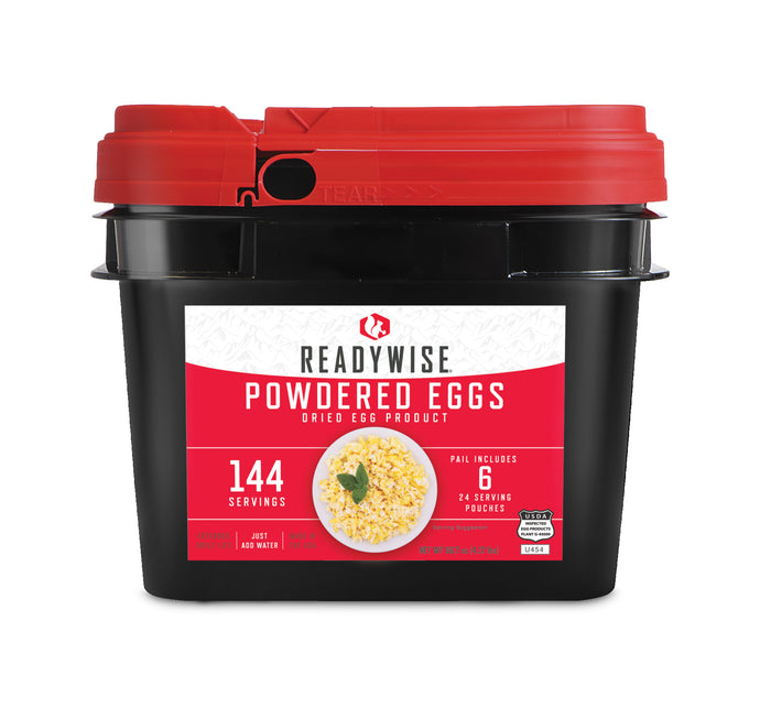 READY WISE POWDERED EGGS 144 SERVING BUCKET